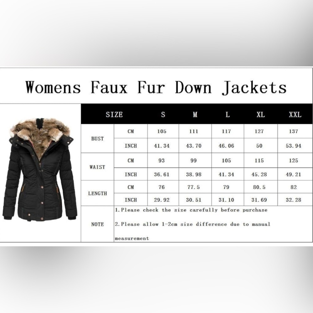 NWOT- Remikstyt Woman’s Winter Coat Down Jacket, Zipper Hood, Faux Fur Inside - Picture 8 of 16